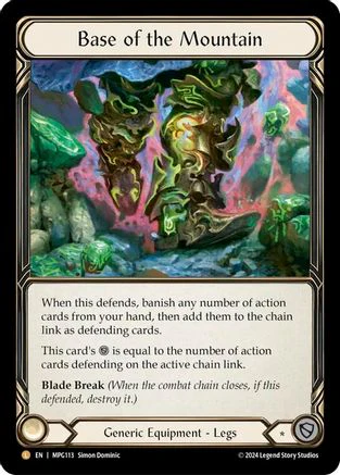 Base of the Mountain [MPG113] (Mastery Pack Guardian)  Rainbow Foil