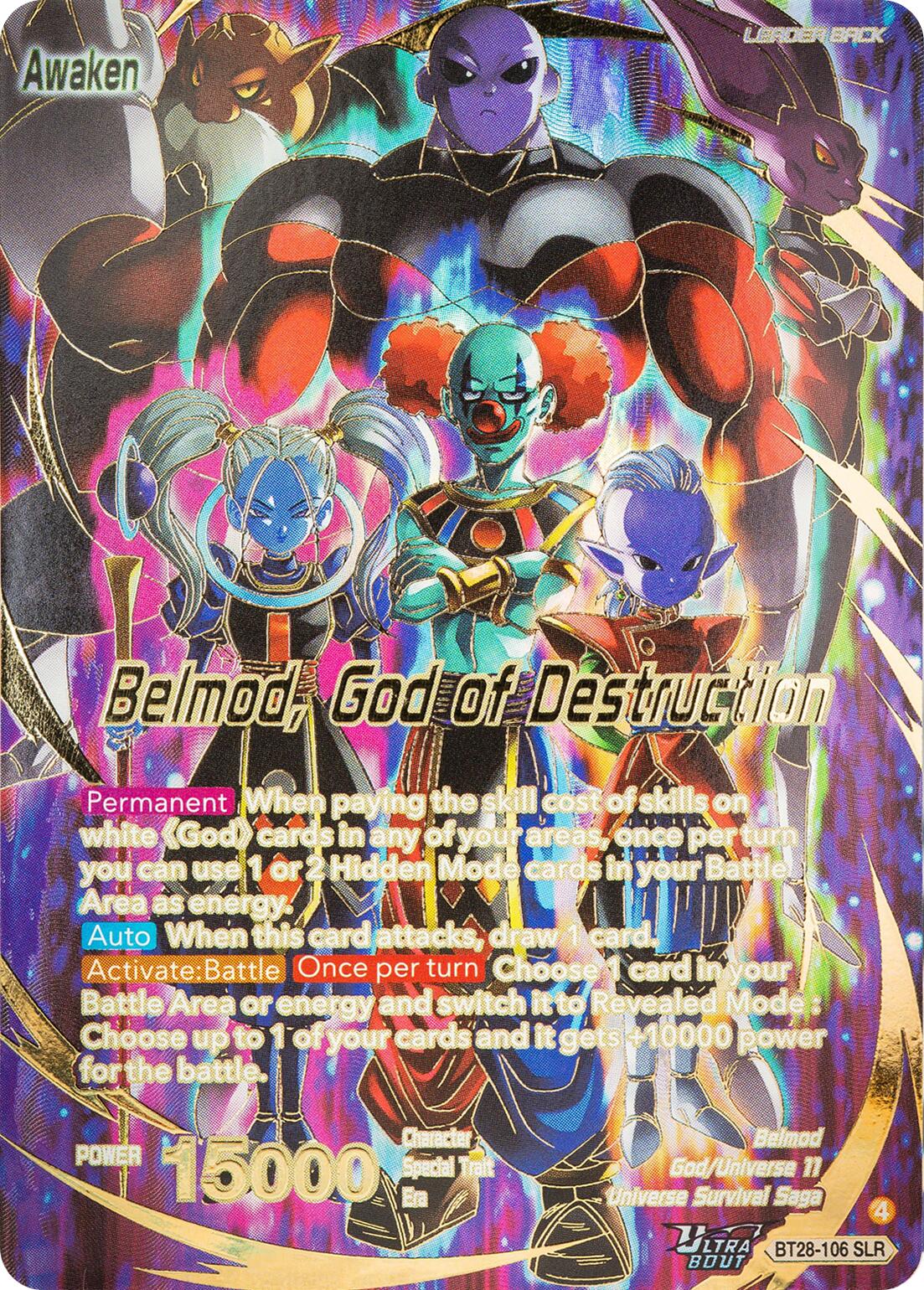 Belmod // Belmod, God of Destruction (SLR) (BT28-106) [Prismatic Clash] - Image 2