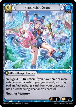 Brookside Scout (Curio Foil) (104) [Phantom Monarchs]