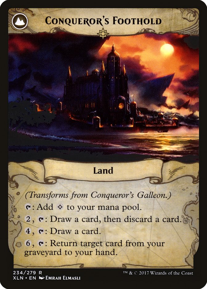 Conqueror's Galleon // Conqueror's Foothold [Ixalan] - Image 2