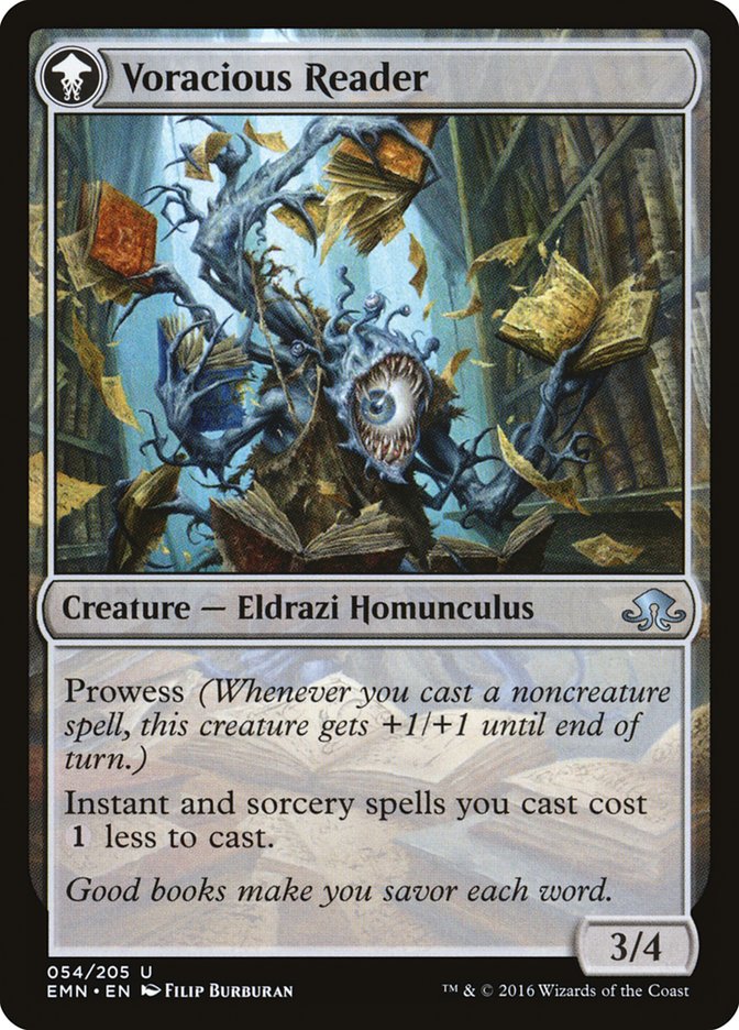 Curious Homunculus // Voracious Reader [Eldritch Moon] - Image 2