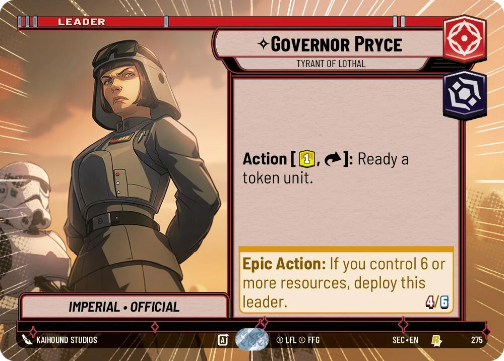 Governor Pryce - Tyrant of Lothal (Hyperspace) (275) (275) [Secrets of Power]