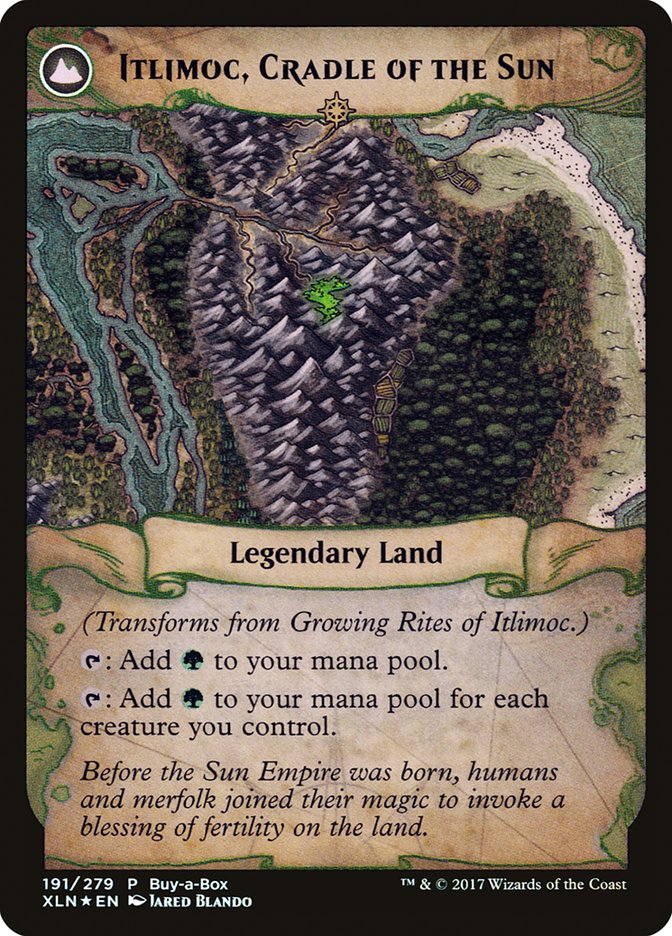 Growing Rites of Itlimoc // Itlimoc, Cradle of the Sun (Buy-A-Box) [Ixalan Treasure Chest] - Image 2