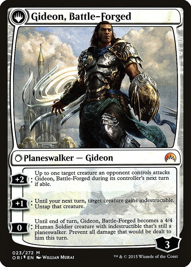 Kytheon, Hero of Akros // Gideon, Battle-Forged [Magic Origins Prerelease Promos] - Image 2