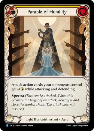 Parable of Humility [APR020] (Armory Deck: Legends Prism)