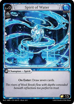 Spirit of Water (001) [Merlin Re: Collection, Brilliant Vestige]